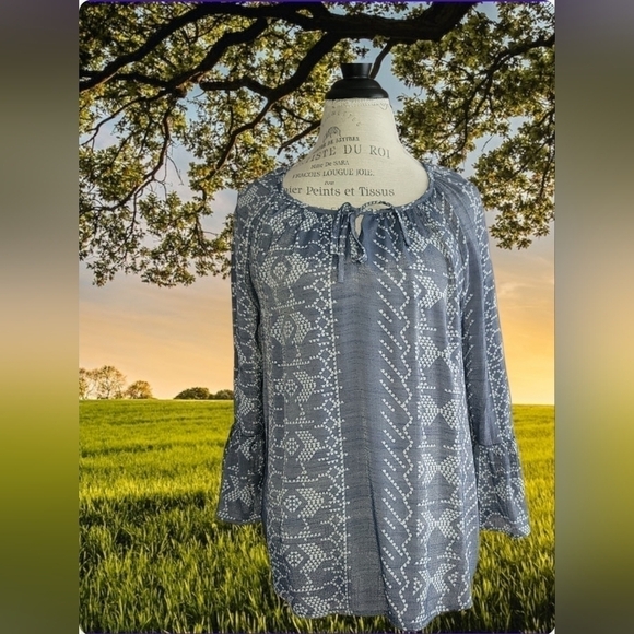Fred David Boho Blouse - Picture 1 of 9